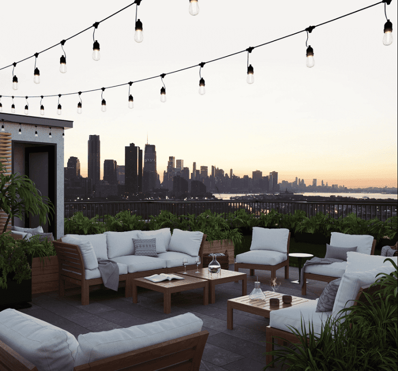 Trang trí sân thượng