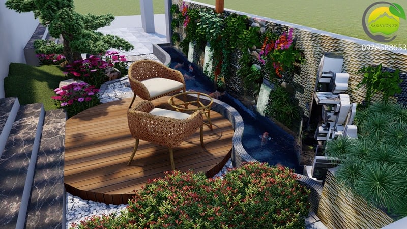 mẫu đèn trang trí sân vườn