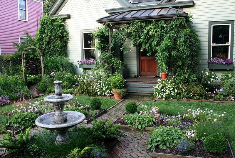 đèn đá trang trí sân vườn