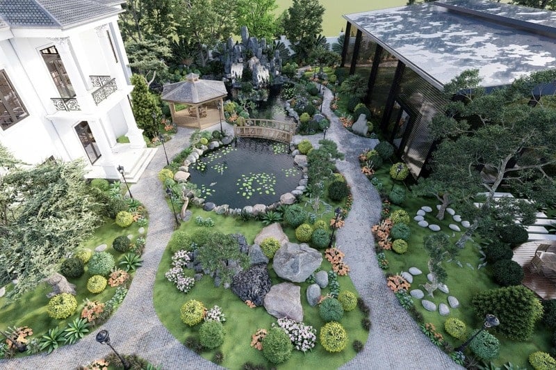 đèn led dây trang trí sân vườn