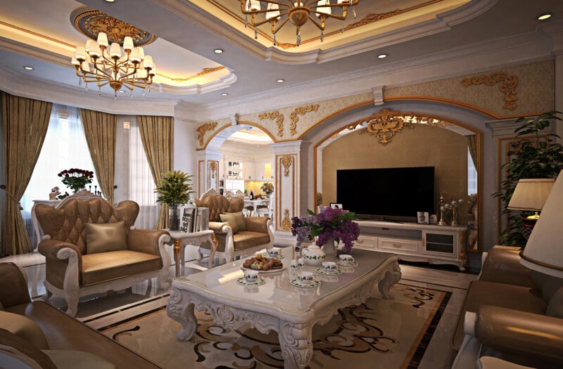 xu hướng bàn ghế phòng khách