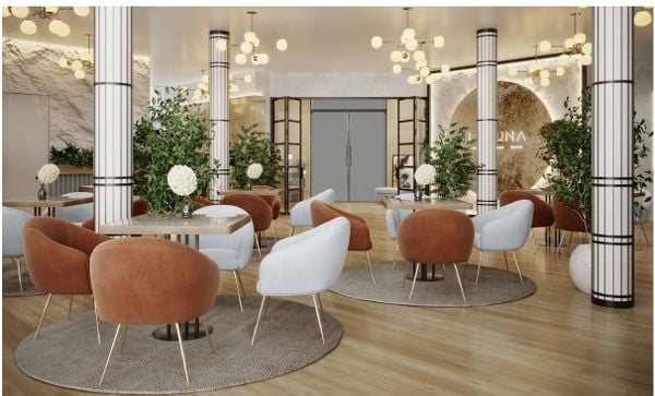 Ý tưởng sử dụng đèn led trang trí quán trà sữa mẫu 3