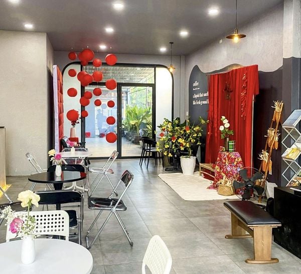 Ý tưởng trang trí quán trà sữa đơn giản mà đẹp