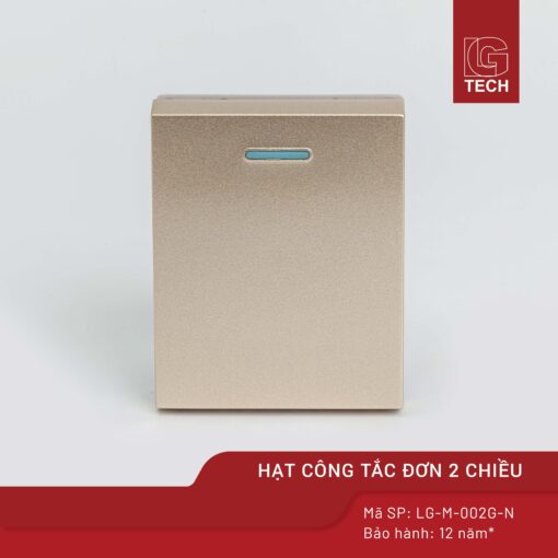 Hạt công tắc đơn 2 chiều LG Tech, size 36mm LG-M-002G-N 1