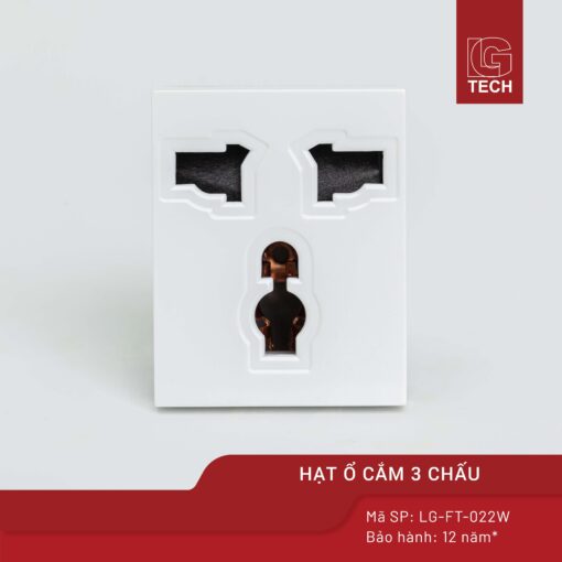 hạt ổ cắm 3 chấu