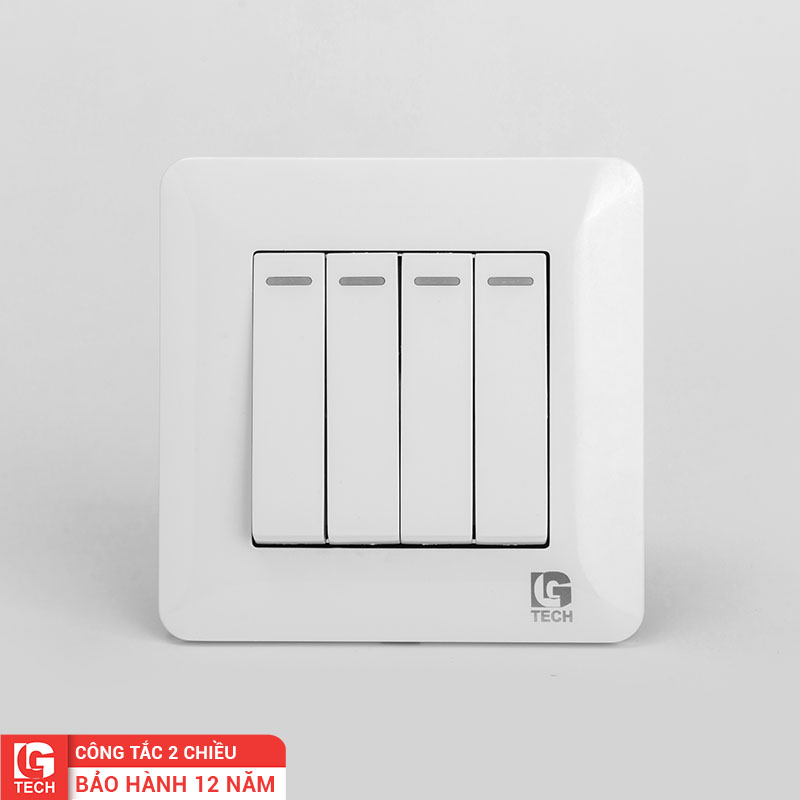 Công tắc 3 cực hai chiều bốn công tắc LG Tech LG-TT-004N