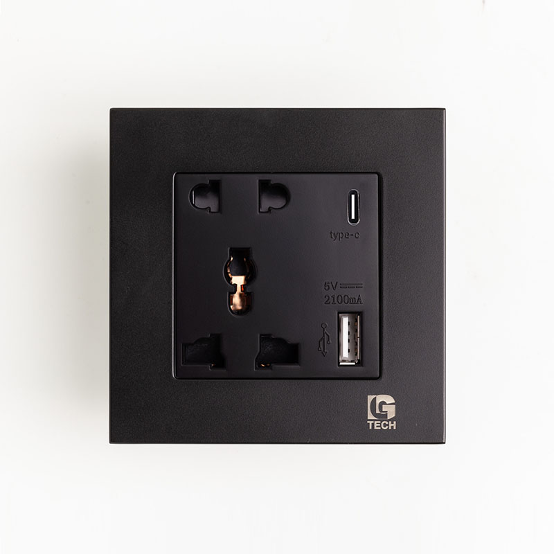 Ổ cắm điện có cổng Type C USB LG Tech siêu tiện ích mã LG-B20-150 1 Ổ cắm điện có cổng Type C USB LG Tech siêu tiện ích mã LG-B20-150