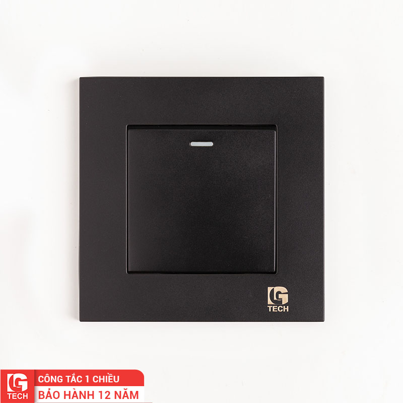 Công tắc điện đơn chuẩn vuông LG Tech LG-B20-001