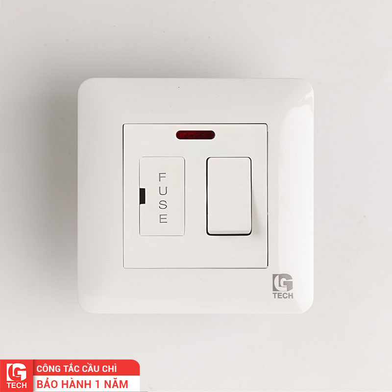 Công tắc ngắt 2 cực có cầu chì bảo vệ an toàn 13A LG-TT-112