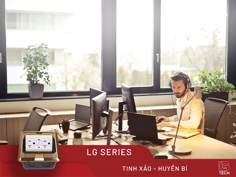 Màu Sắc Gold của Ổ Điện Âm Sàn LG Tech LG-GFCI