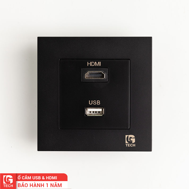 Mặt Điện Wall Plate HDMI, USB LG Tech LG-B20-055