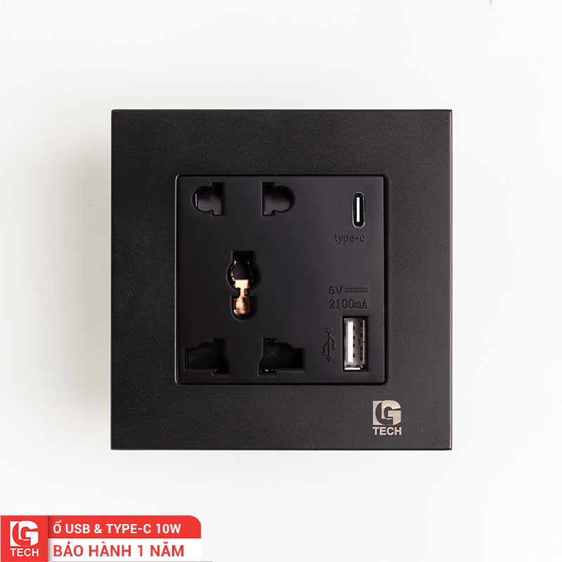Ổ cắm điện có cổng Type C USB LG Tech siêu tiện ích mã LG-B20-150