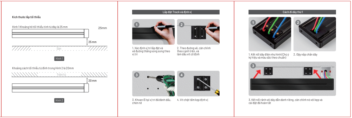 Hướng Dẫn Lắp Đặt, Sử Dụng Ổ Điện Thanh Ray LG Tech 