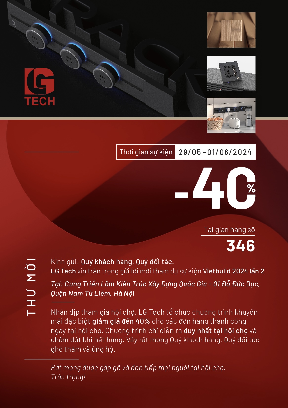 LG Tech xin trân trọng gửi lời mời tham dự sự kiện Vietbuild 2024 lần 2 4