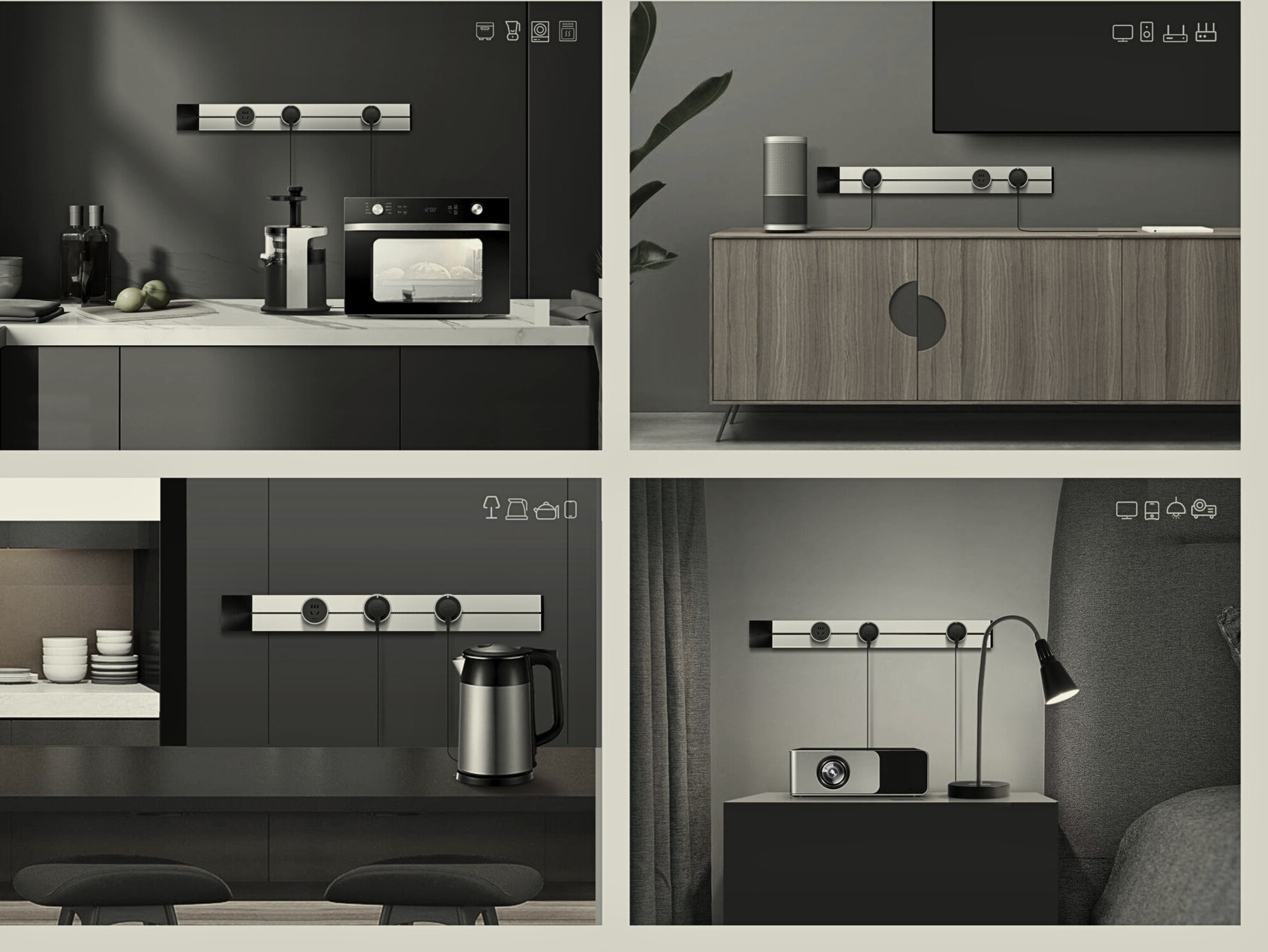 Ổ cắm điện thanh ray điểm nhấn độc đáo cho không gian sống của bạn 1 Ổ cắm thanh ray, ổ cắm cài thanh ray, ổ cắm gắn thanh ray, thanh ray trượt - kiến thức tổng quan