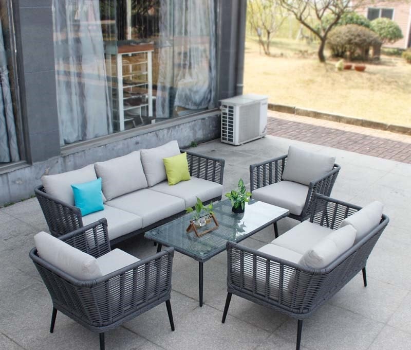 giá bàn ghế cafe nhựa giả mây