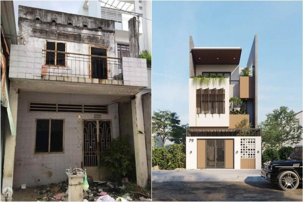99+ giải pháp cải tạo nhà cũ 2 tầng đẹp như mơ mà vẫn tối ưu chi phí 1 cai-tao-nha-2-tang-cu-1