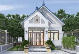 15+ Mẫu nhà cấp 4 2 phòng ngủ 5×12 đẹp tiết kiệm chi phí 1