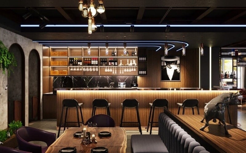 kích thước ghế bar tròn