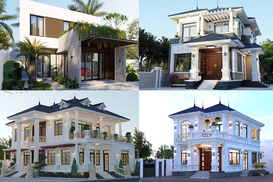 15+ mẫu thiết kế biệt thự 1 trệt 1 lầu đẹp thu hút nhất 2024 1 15+ mẫu thiết kế biệt thự 1 trệt 1 lầu đẹp thu hút nhất 2024