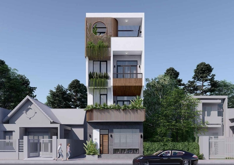 Cách tính chi phí xây nhà phố 2 tầng trọn gói chi tiết nhất 1