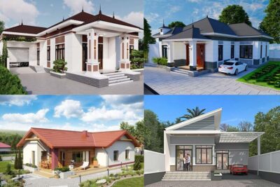 Top 20+ mẫu nhà cấp 4 chữ l 3 phòng ngủ đẹp ở nông thôn 2