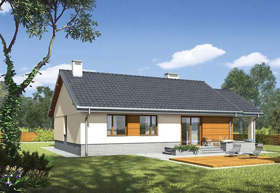 30+ Mẫu nhà cấp 4 kiểu Nhật đẹp, độc đáo và sang trọng 1 Nhà cấp 4 giá 300 triệu thiết kế kiểu Nhật