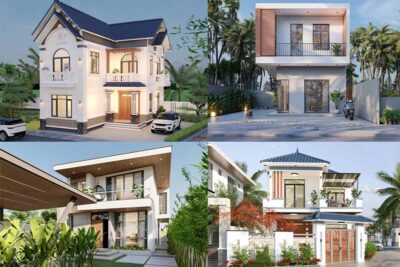 TOP 15+ Bản vẽ phối cảnh mặt tiền nhà phố 5m 2 tầng tiện nghi 1