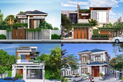 Hơn 45+ mẫu nhà phố 2 tầng 1 tum đẹp khoa học và tiện nghi 1