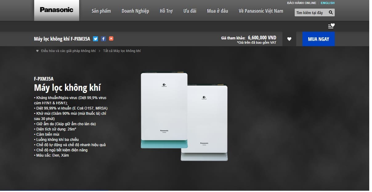 Review máy lọc không khí panasonic có gì hay và 3 điều cần biết 1 Review máy lọc không khí panasonic có gì hay và 3 điều cần biết 1