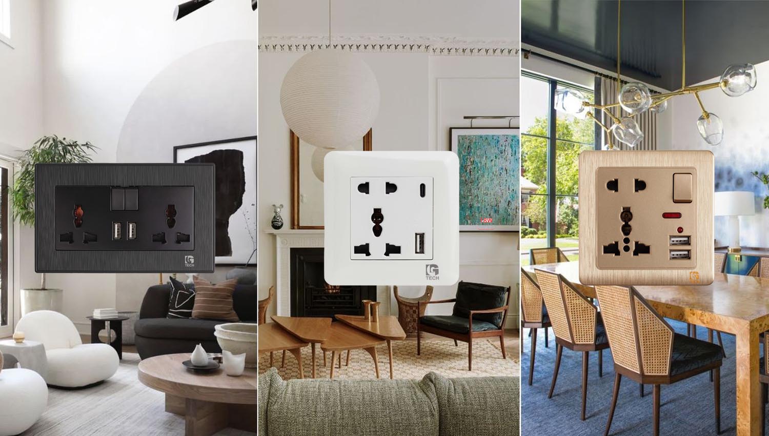 Bùng nổ xu hướng ổ cắm quốc tế tích hợp USB và Type-c 1 Bùng nổ xu hướng ổ cắm quốc tế tích hợp USB và Type-c 1