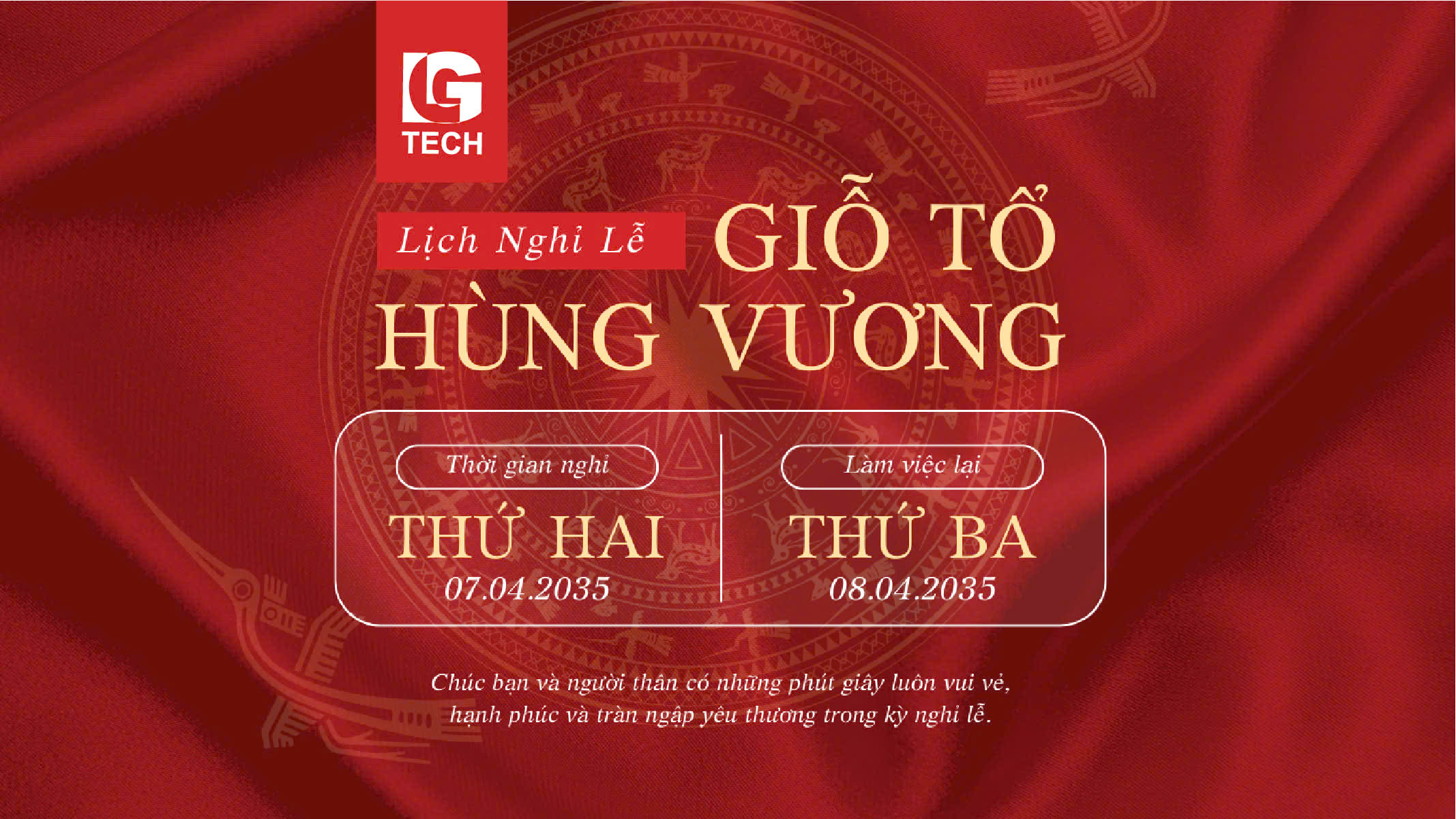 Thông báo lịch nghỉ lễ Giỗ Tổ Hùng Vương 2025 3 Thông báo lịch nghỉ lễ Giỗ Tổ Hùng Vương 2025 3