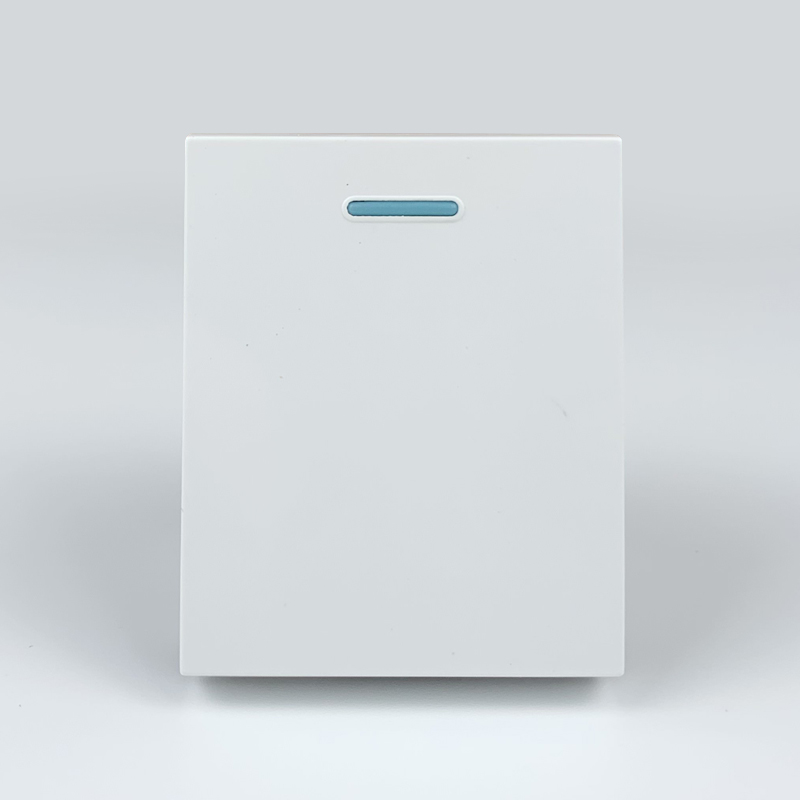 Hạt công tắc đơn 1 chiều LG-M-002W, size 36mm màu trắng LG Tech 1 Hạt công tắc đơn 1 chiều LG-M-002W, size 36mm màu trắng LG Tech