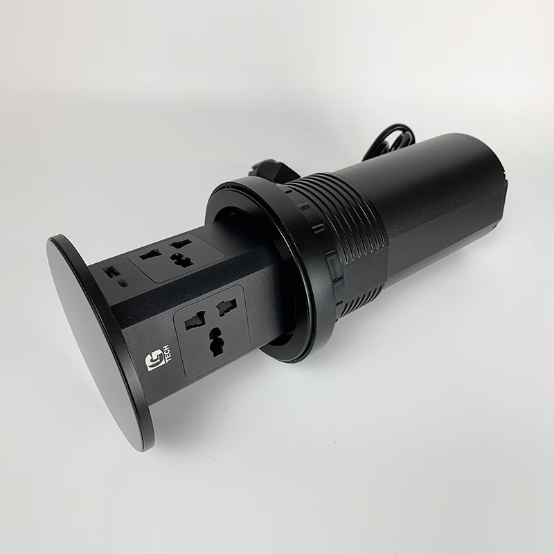 Ổ Cắm Âm Bàn Đảo Bếp Màu Đen LG Tech LG-ABD-001B 1 Ổ Cắm Âm Bàn Đảo Bếp Màu Đen LG Tech LG-ABD-001B