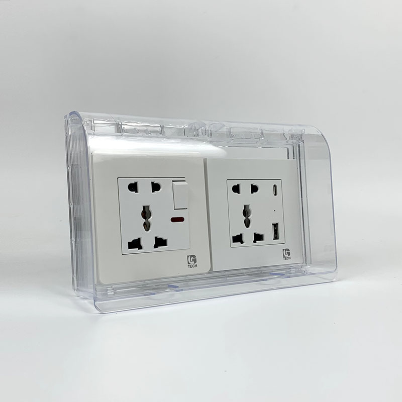 Mặt che ổ điện âm tường – phụ kiện nhỏ nhưng quan trọng 2 Mặt che ổ điện âm tường LG Tech LG-ZT