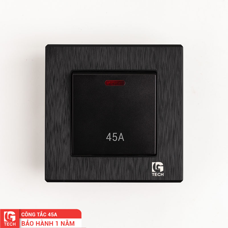 Công tắc cho điều hòa 45A màu đen xước LG-B21-025