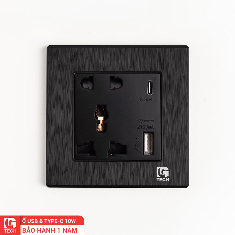 Ổ cắm điện có sạc USB & Type-C 10W LG-B21-150