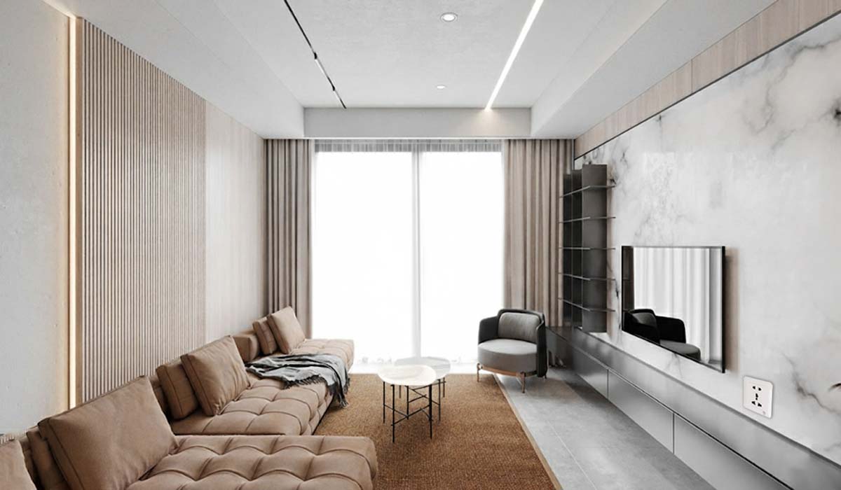 Ổ điện âm tường trong thiết kế nội thất tối giản: Gọn nhưng vẫn đẹp 2 Ổ điện âm tường trong thiết kế nội thất tối giản