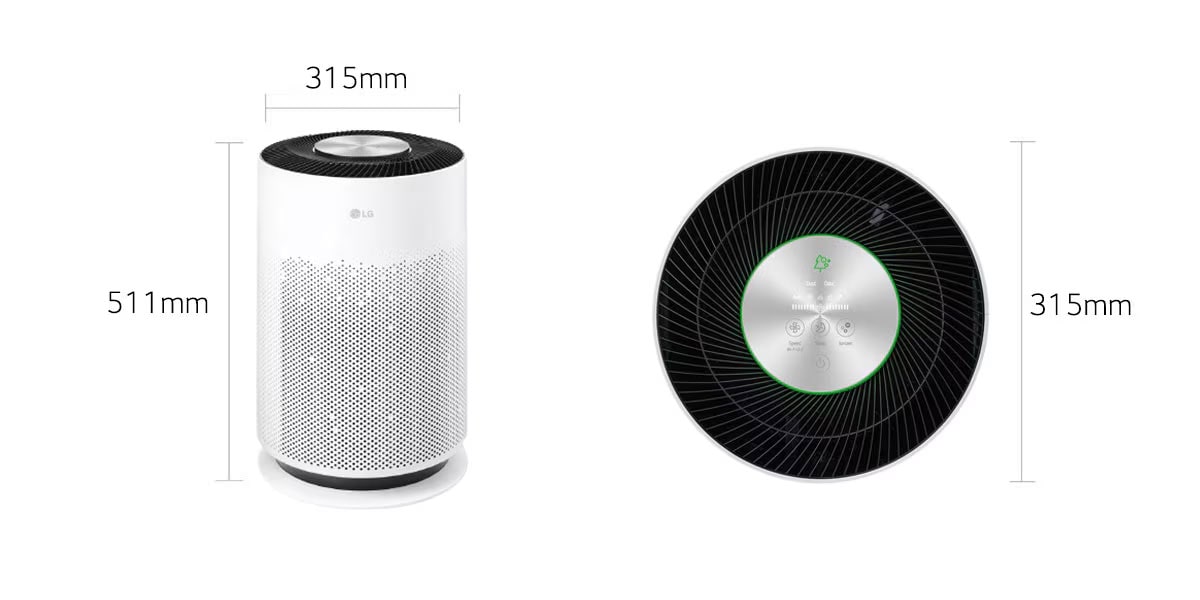 Máy lọc không khí LG Puricare 360 Hit AS60GHWG0, AS60GHCG0 16