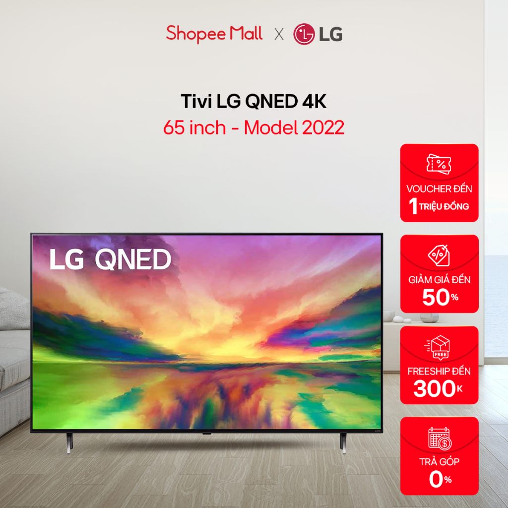 Smart QNED Tivi LG 65 inch 4K 65QNED80TSA - Model 2024