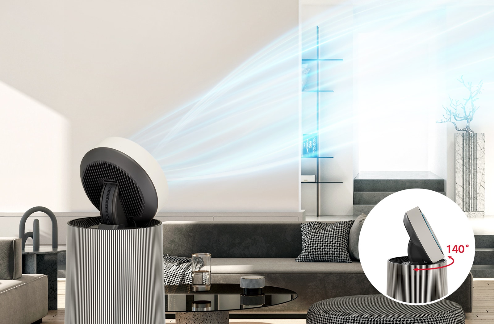 Máy lọc không khí LG PuriCare360 Alpha PET 1 tầng - AS65GDBY0 - Hàng chính hãng 9