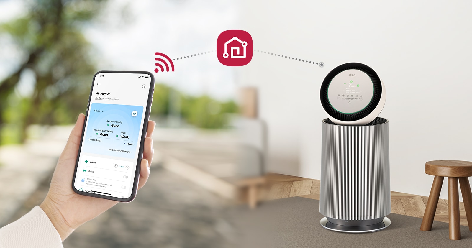 Máy lọc không khí LG PuriCare360 Alpha PET 1 tầng - AS65GDBY0 - Hàng chính hãng 16