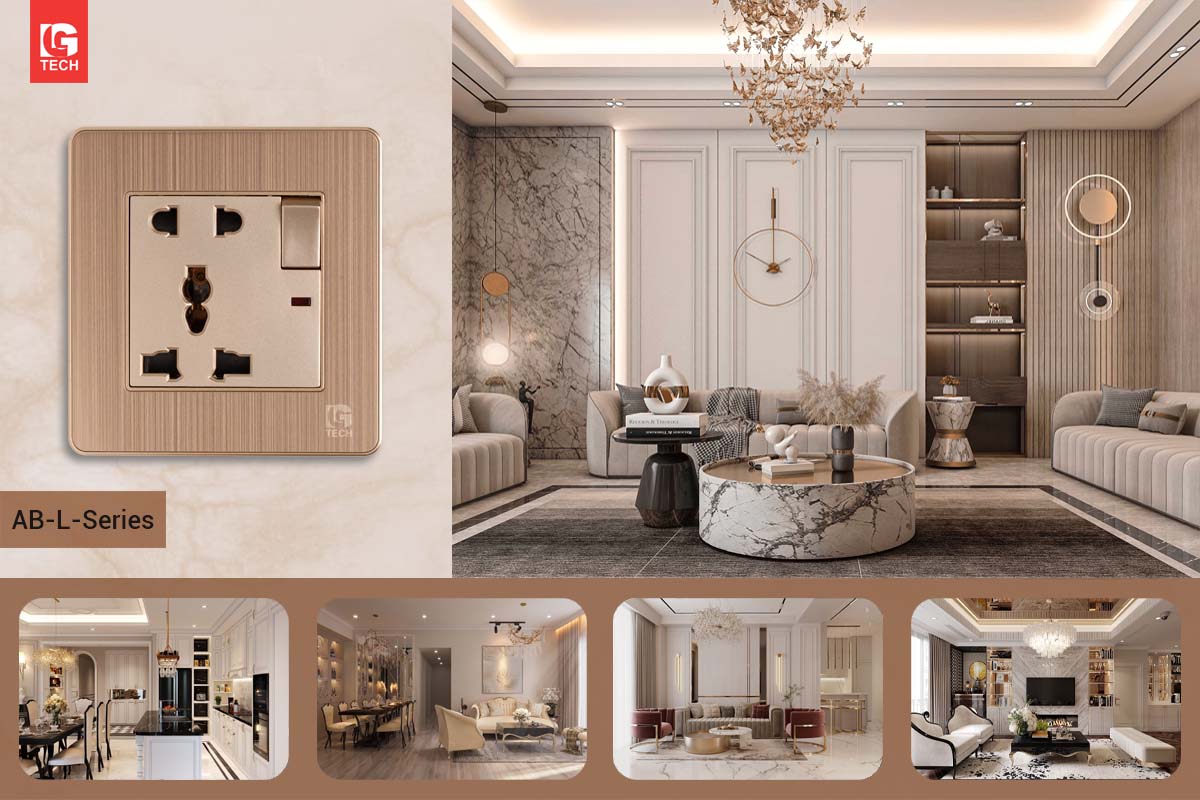 Công tắc ổ cắm LG-AB-L Series