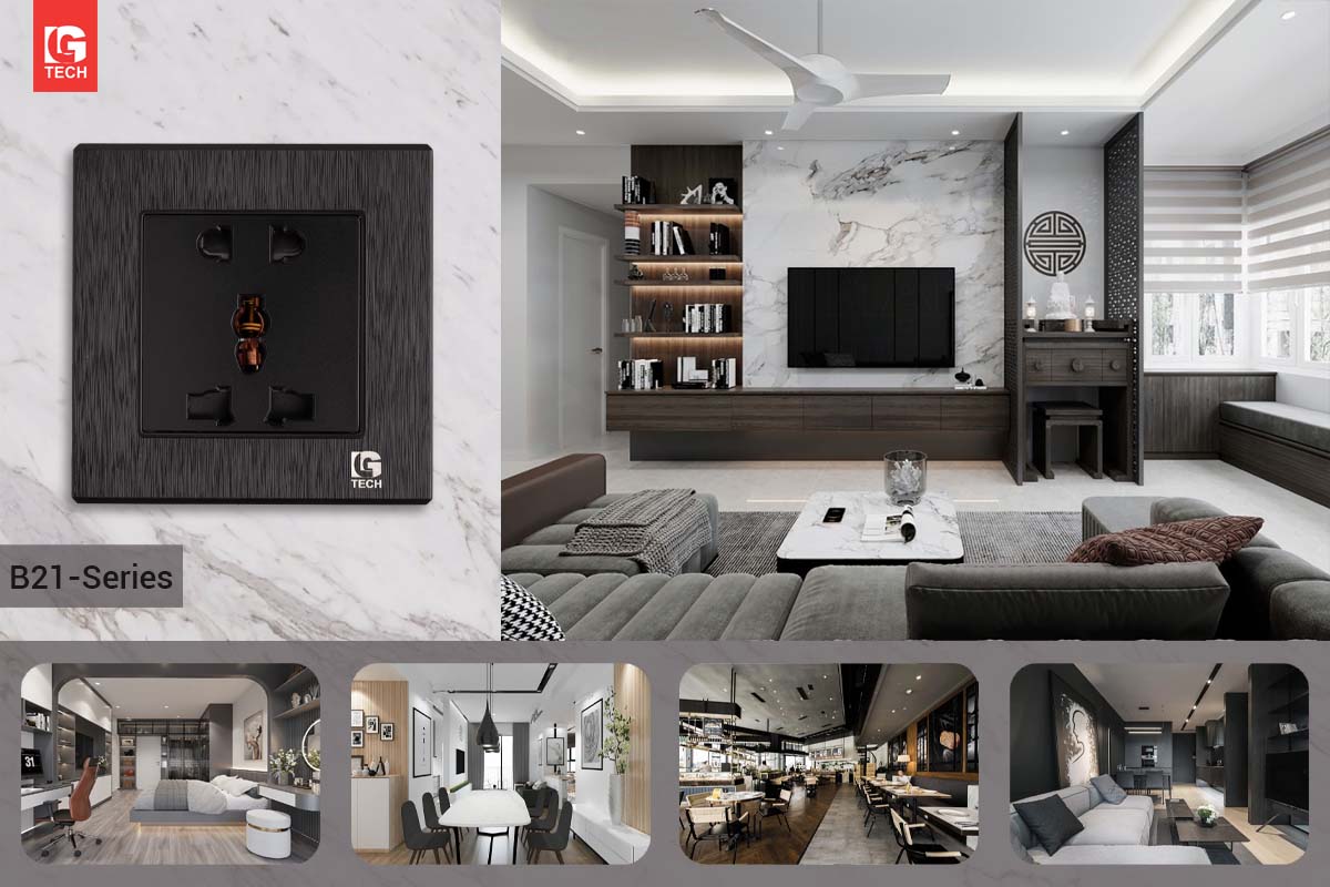 Công tắc ổ cắm LG-B21 Series