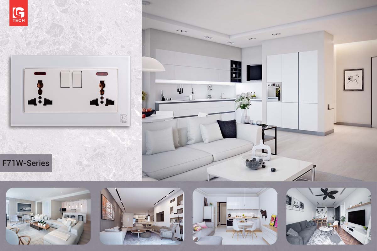 Công tắc ổ cắm LG-F71W Series