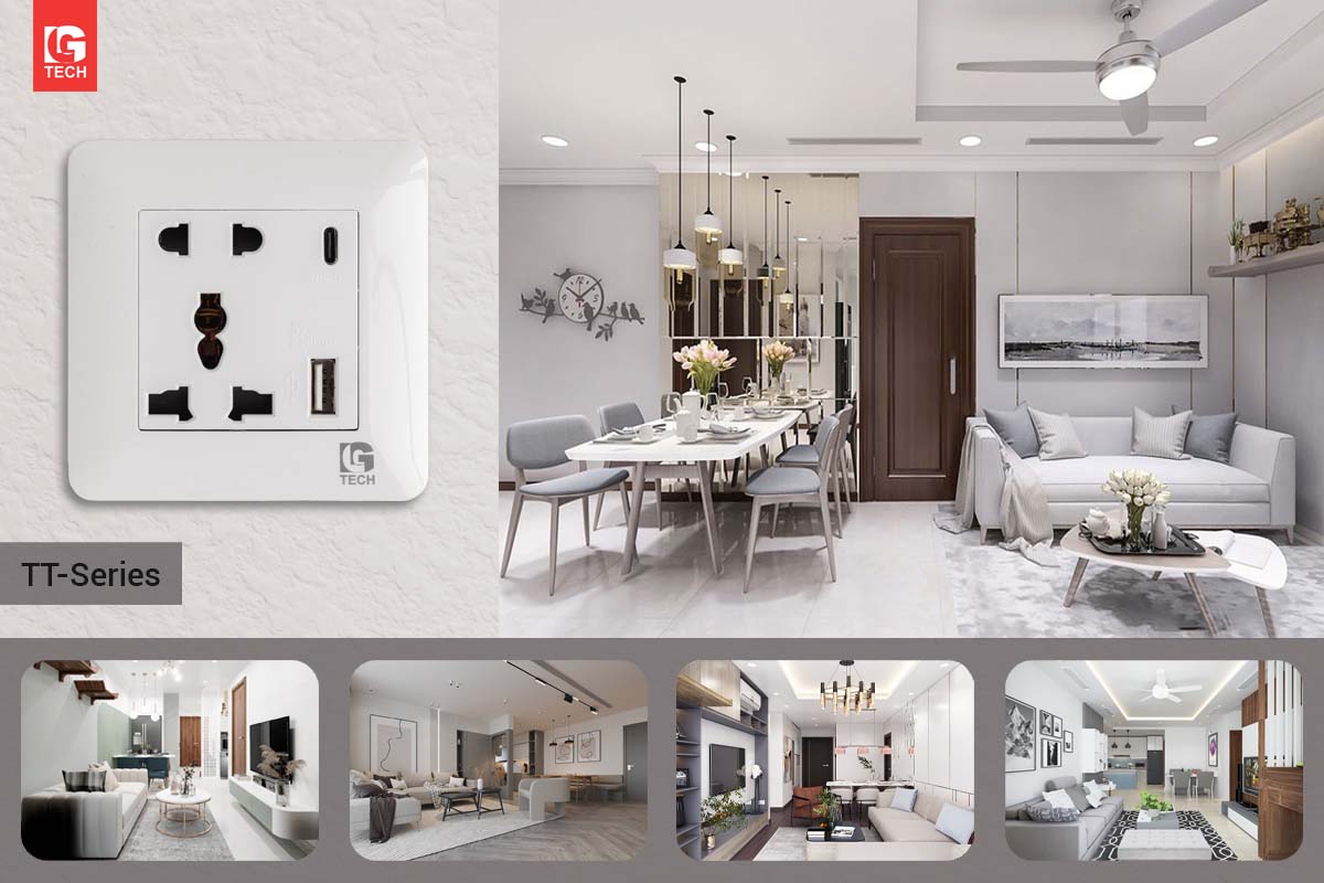 Công tắc ổ cắm LG-TT-Series